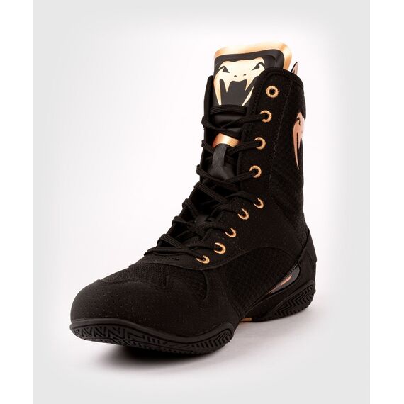 Venum Elite Boxing Shoes – Black/Bronze - 38 (US 6), Colour: Schwarz, Size (Shoes): 38, 7 image