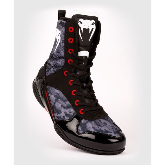 Venum Elite Boxing Shoes – Dark Camo - 45,5 (US 12), Colour: Camouflage, Size (Shoes): 45.5