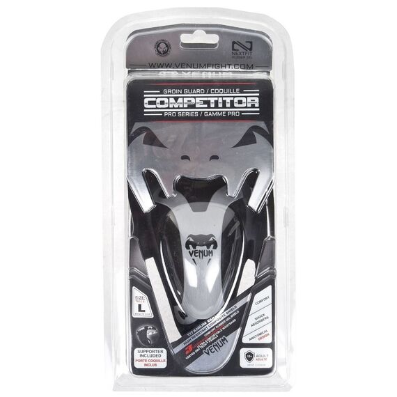 Venum Competitor Groinguard & Support - Silver Series, Colour: Schwarz, Size: M, 6 image