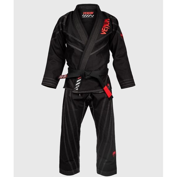 Venum Power 2.0 Light BJJ Gi, Colour: Schwarz, Size (Kimono): A1 159-163 cm