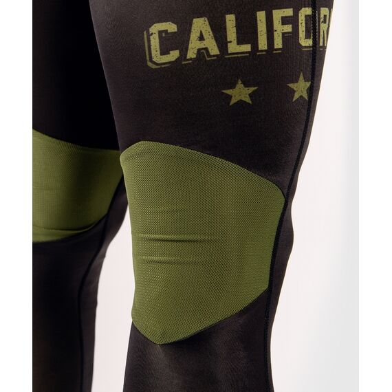 Venum Boxing Lab Compression Tights - Black/Green, Colour: Schwarz, Size: S, 7 image