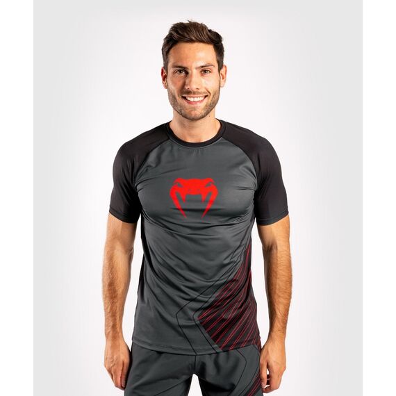 Venum Contender 5.0 Dry-Tech T-shirt - Black/Red, Colour: Schwarz, Size: XL