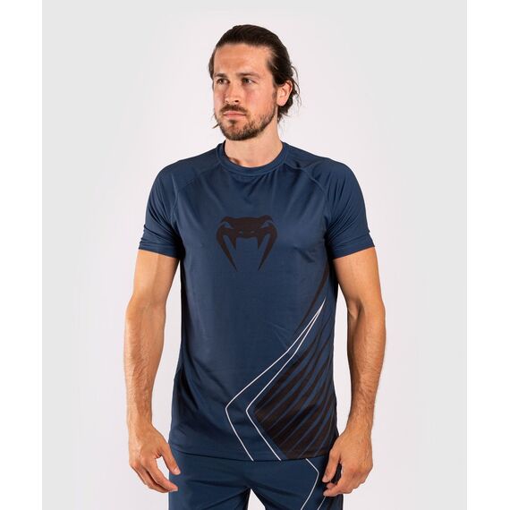 Venum Contender 5.0 Dry-Tech T-shirt - Navy/Sand, Colour: Blue, Size: XL