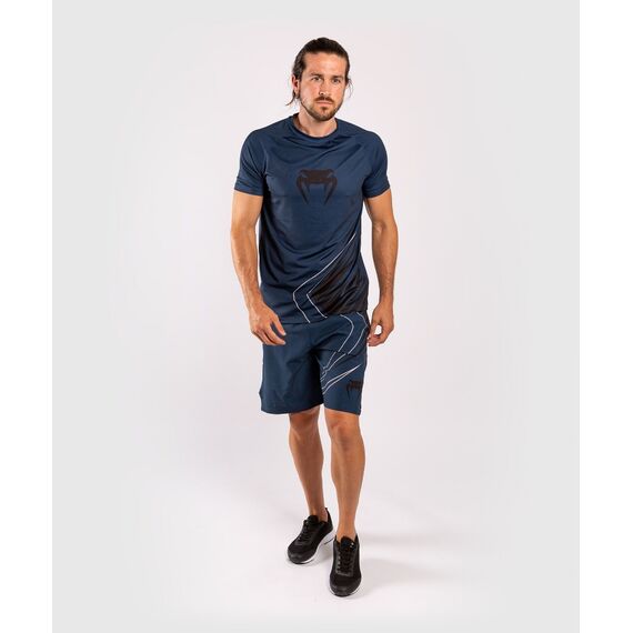 Venum Contender 5.0 Dry-Tech T-shirt - Navy/Sand, Colour: Blue, Size: XL, 6 image
