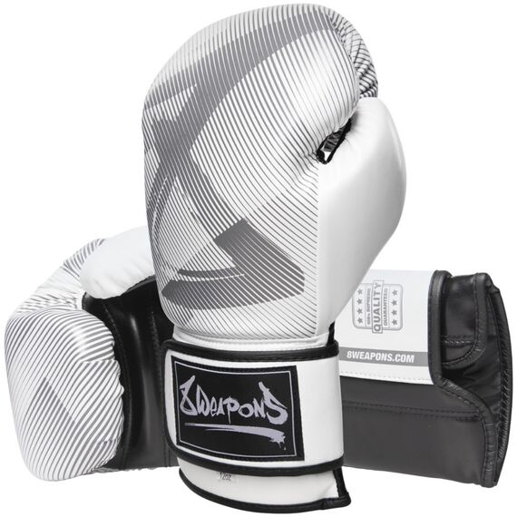 8 Weapons Boxing Glove - Hit, Colour: Weiss, OZ: 12oz