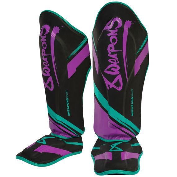 8 WEAPONS Shin Guards - Shift cyber M, Size: M, Colour: Violett, 2 image