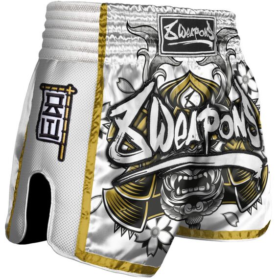 Shorts de Muay Thaï - Super Mesh - Samurai, Couleur: Dore, Taille ne pas utiliser: M