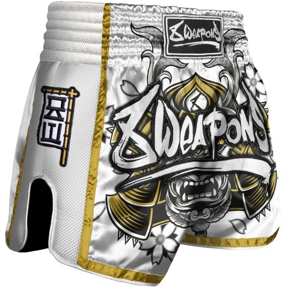 Shorts de Muay Thaï - Super Mesh - Samurai, Couleur: Or, Taille ne pas utiliser: XL