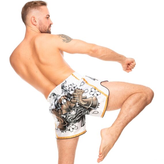 Shorts de Muay Thaï - Super Mesh - Samurai, Couleur: Or, Taille ne pas utiliser: XL, 6 image