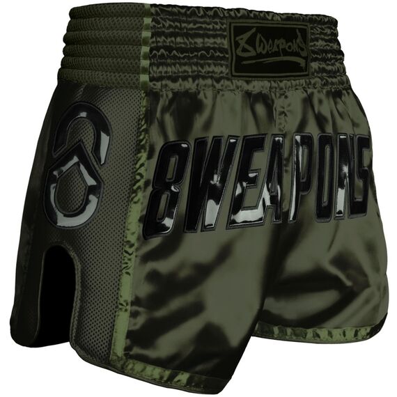 8 Weapons Muay Thai Shorts Super Mesh, Colour: Khaki, Size: S