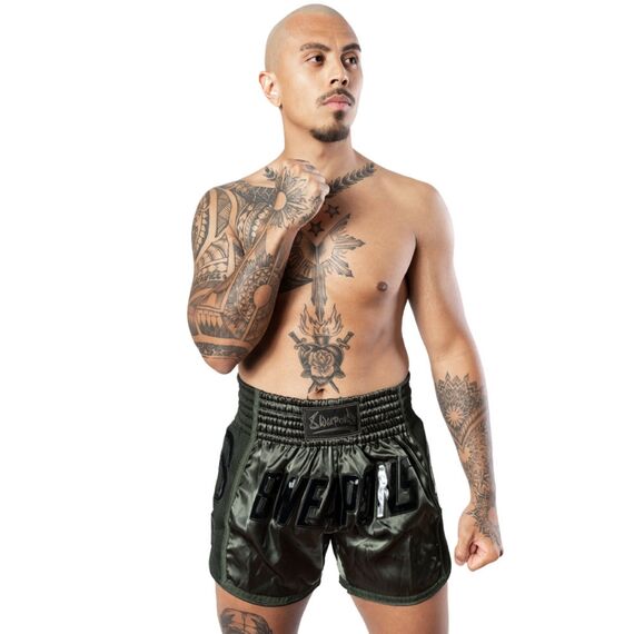 8 Weapons Muay Thai Shorts Super Mesh, Colour: Khaki, Size: S, 6 image