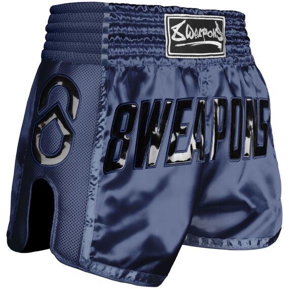 8 Weapons Muay Thai Shorts Super Mesh, Colour: Blue, Size: XL