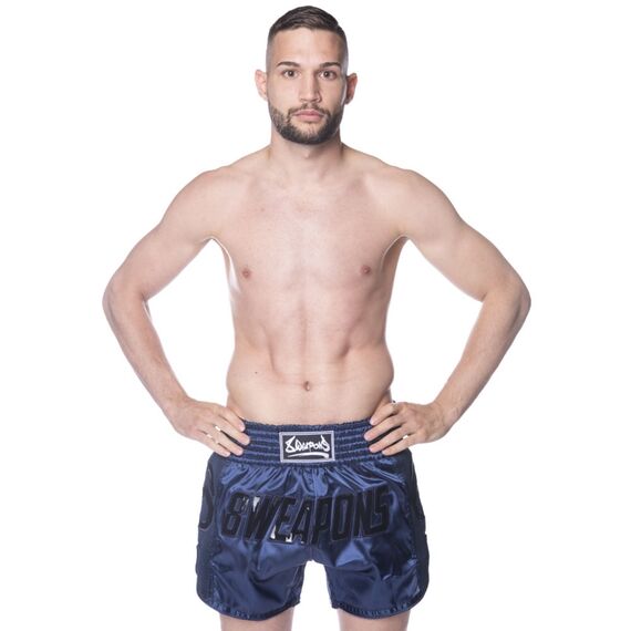 8 Weapons Muay Thai Shorts Super Mesh, Colour: Blue, Size: XL, 3 image