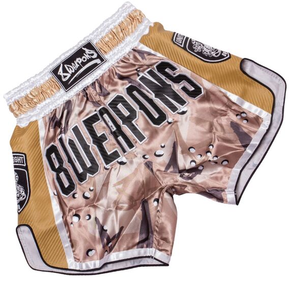 8 Weapons Muay Thai Shorts Carbon - Sandstorm, Size: L, Colour: Camouflage, Size: L, 3 image