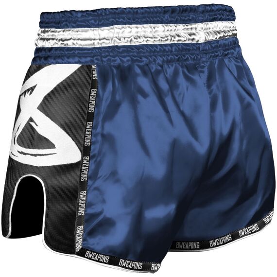 8 Weapons Muay Thai Shorts Carbon -  Crush, Colour: Blue, Size: S, 2 image