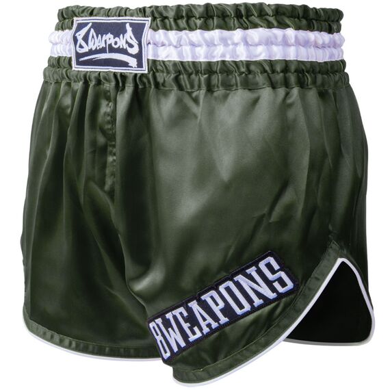8 Weapons Muay Thai Shorts Retrofight, Colour: Khaki, Size: XL, 3 image