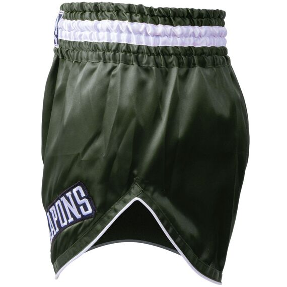 8 Weapons Muay Thai Shorts Retrofight, Colour: Khaki, Size: XL, 4 image