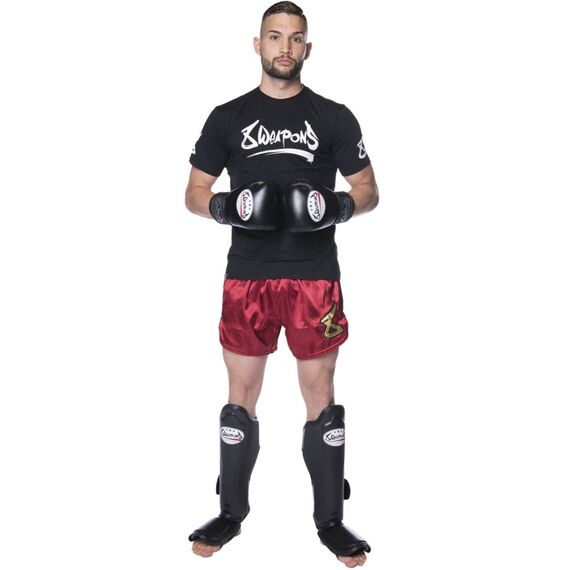 Muay Thaï Shorts -Strike, Bekleidungsgrösse: 2XL, Farbe: Rot, 7 image