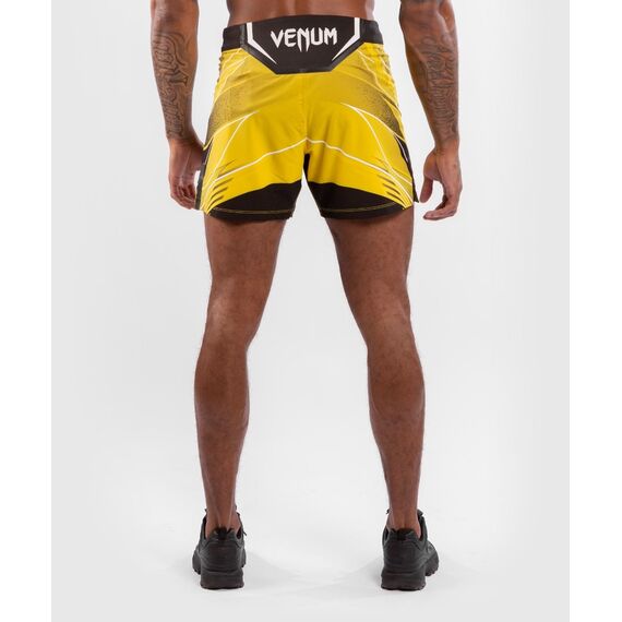 UFC Authentic Fight Night Men's Shorts - Short Fit, Colour: Yellow, Size: L, 4 image