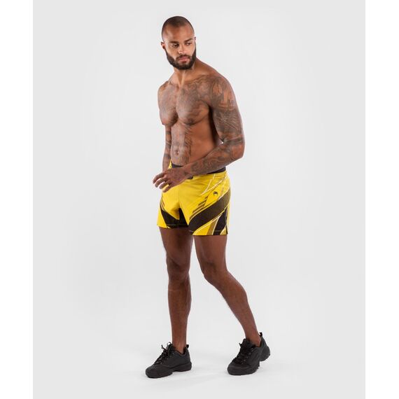 UFC Authentic Fight Night Men's Shorts - Short Fit, Colour: Yellow, Size: L, 5 image