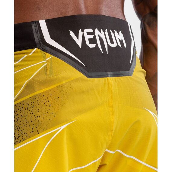 UFC Authentic Fight Night Men's Shorts - Short Fit, Colour: Yellow, Size: L, 6 image