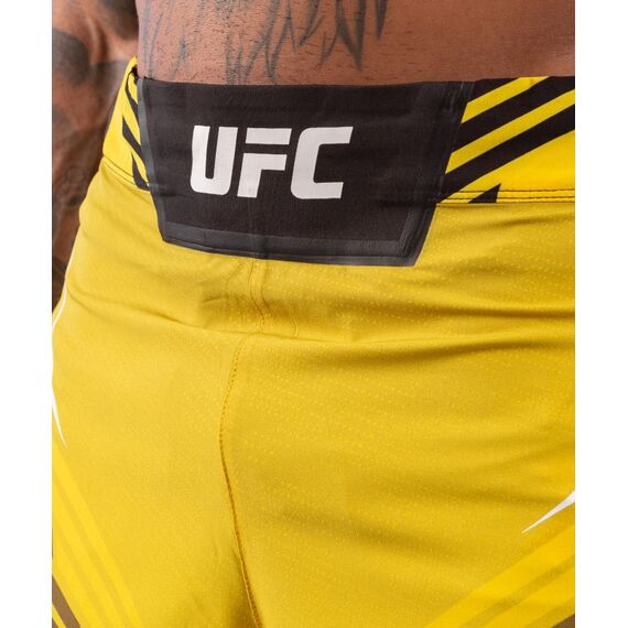 UFC Authentic Fight Night Men's Shorts - Short Fit, Colour: Yellow, Size: L, 7 image