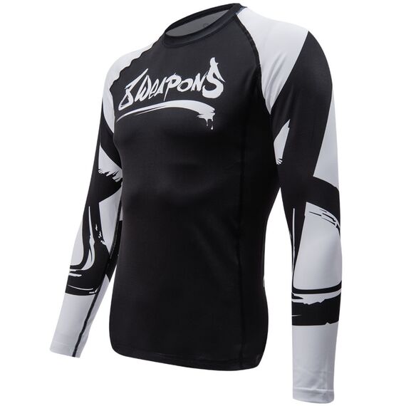 T-shirt de compression à manches longues - Big 8, Taille: S, Couleur: Noir, 2 image