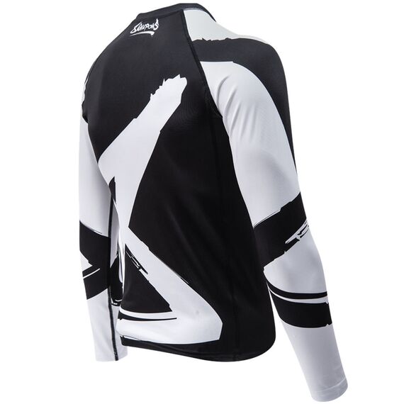T-shirt de compression à manches longues - Big 8, Taille: S, Couleur: Noir, 4 image