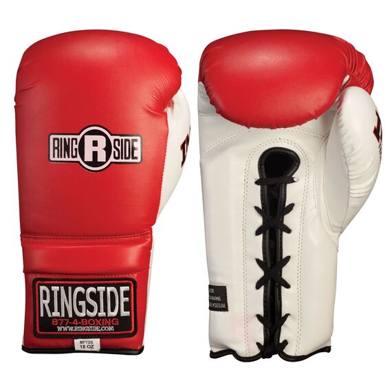 Ringside IMF Tech&#8482; Sparring Boxing Gloves, Colour: Rot, OZ: 16oz
