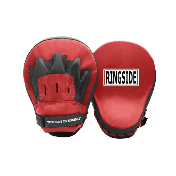 Ringside Curved Focus Punch Mitts, Couleur: Rouge