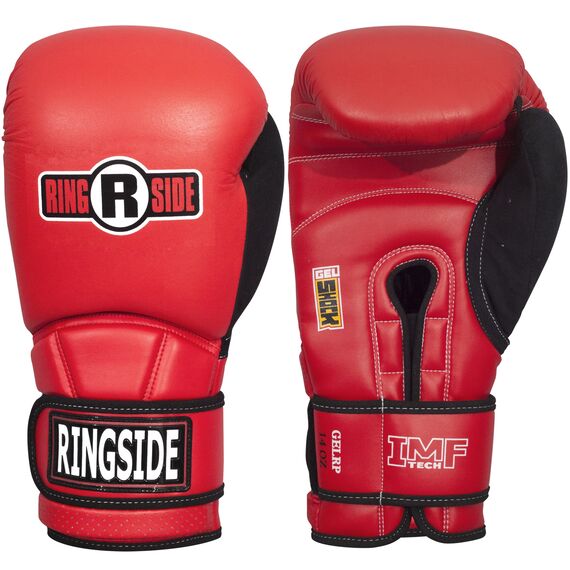 Ringside Gel Shock Safety Sparring Boxing Gloves, Couleur: Rouge, OZ: 14oz