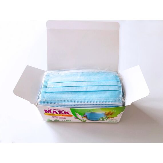 Disposable Face Mask with Ear Loops, Type IIR EN14683:2019 Lot  of 50 pieces, 3 image