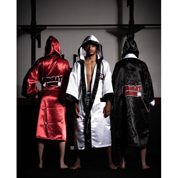 Cape de boxeur Ringside Combat Corner, Taille: S, Couleur: Rouge, 5 image