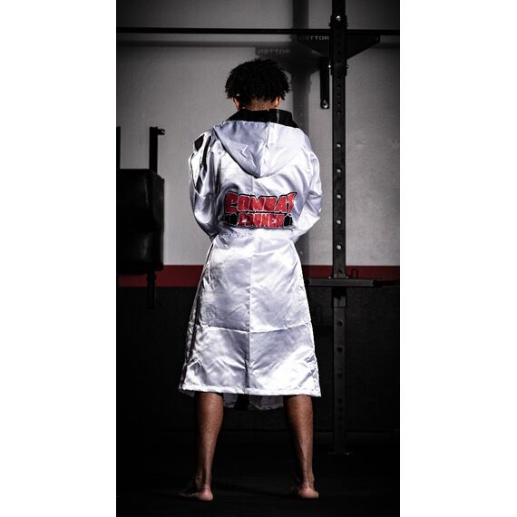 Cape de boxeur Ringside Combat Corner, Taille: XL, Couleur: Blanc, 2 image