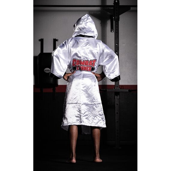 Cape de boxeur Ringside Combat Corner, Taille: XL, Couleur: Blanc, 6 image