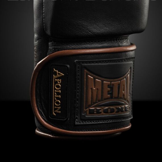 Apollon Leather Boxing Gloves, Colour: Schwarz, OZ: 10oz, 2 image
