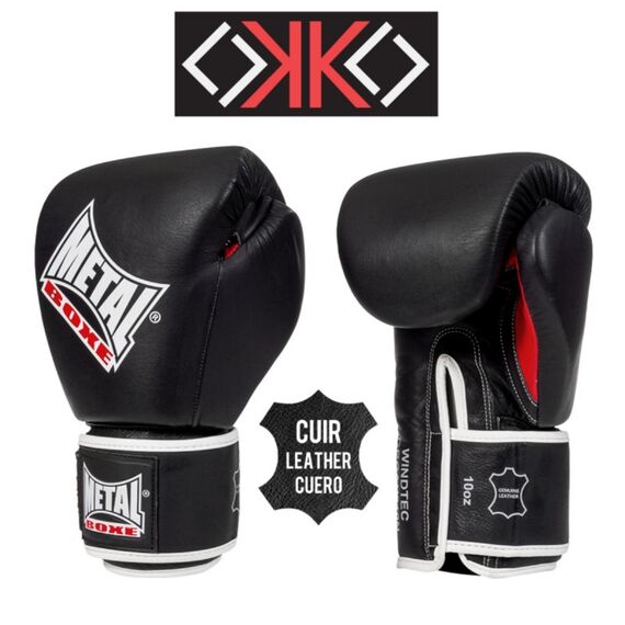 OKO Leder  Boxe Handschue, Farbe: Schwarz, OZ: 14oz