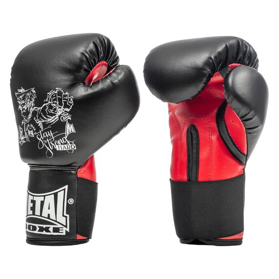 Gant Baby Boxe Noir/Rouge 04 Oz, Farbe: Schwarz, OZ: 4oz