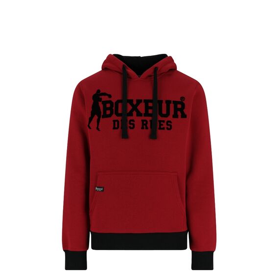 Kapuzen-Sweatshirt, Bekleidungsgrösse: L, Farbe: Bordeau, 2 image