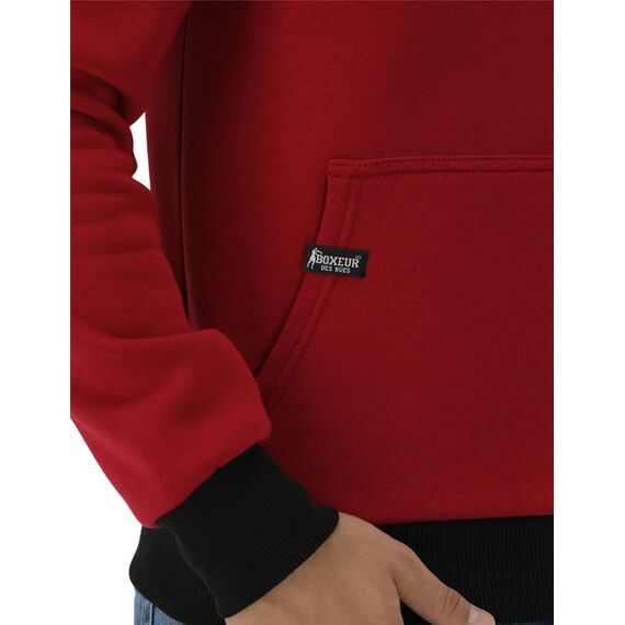 Kapuzen-Sweatshirt, Bekleidungsgrösse: L, Farbe: Bordeau, 4 image