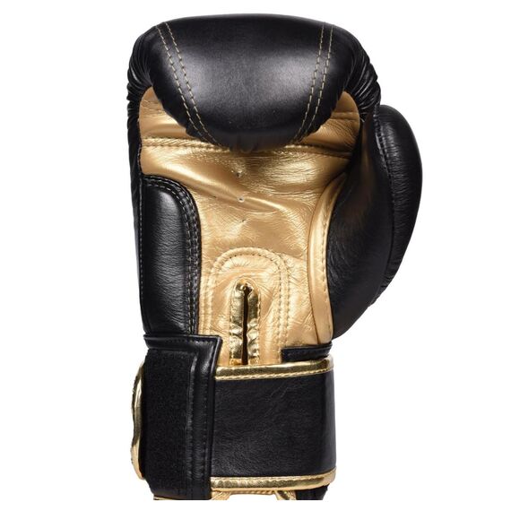 Boxing Gloves - Premium black-gold 10 Oz, Colour: Schwarz, OZ: 10oz, 4 image