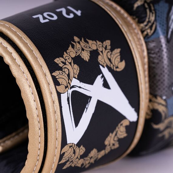 8 WEAPONS Boxing Gloves - Three Elephants 2.0 black-gold 14 Oz, Colour: Schwarz, OZ: 14oz, 16 image