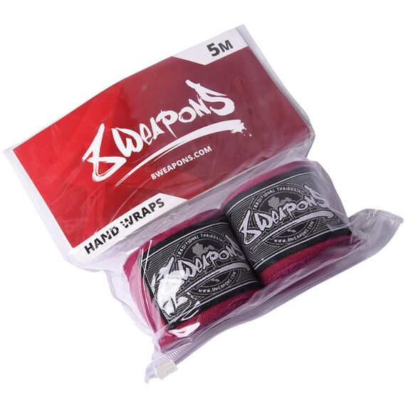 8 Weapons Handwraps semi-elastic, Colour: Rosa, Length: 5.0m, 2 image