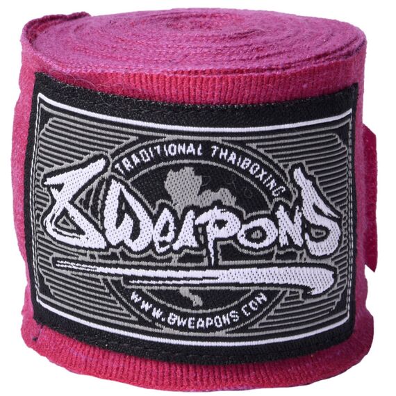 8 Weapons Handwraps semi-elastic, Colour: Rosa, Length: 5.0m, 5 image