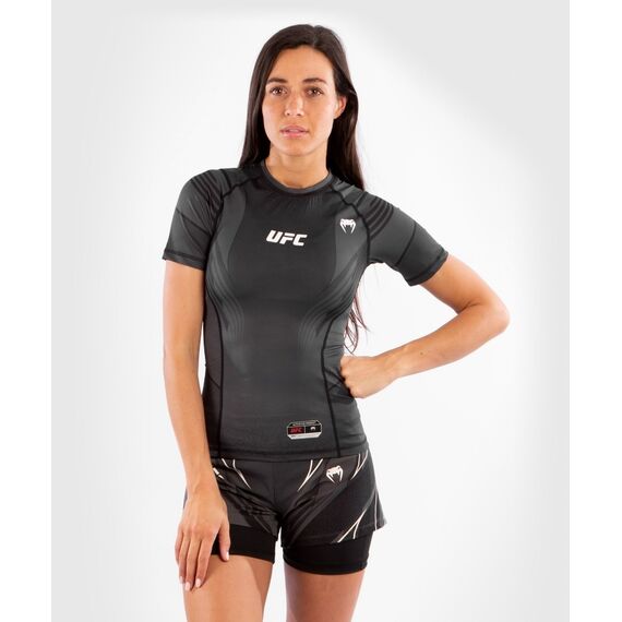 T-shirt de compression  UFC Authentic Fight Night, Taille: M, Couleur: Noir, Taille ne pas utiliser: M