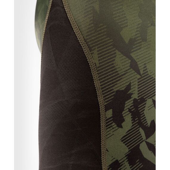 UFC Authentic Fight Week Women's Performance Long Sleeve Rashguard, Colour: Khaki, Size: M, 5 image