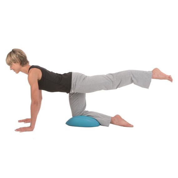 Dynair Ballkissen Senso Balancekissen mit Noppen Ø 33cm Togu | Schwarz, 2 image