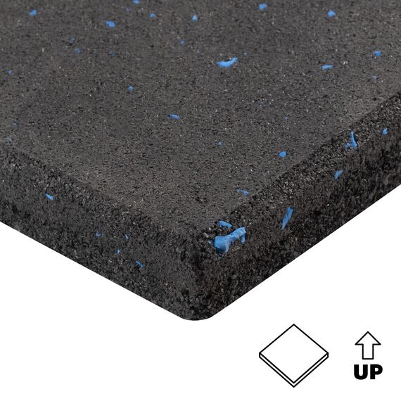 Spotted rubber floor for gym 100x100cm | 4 CM, 3 image