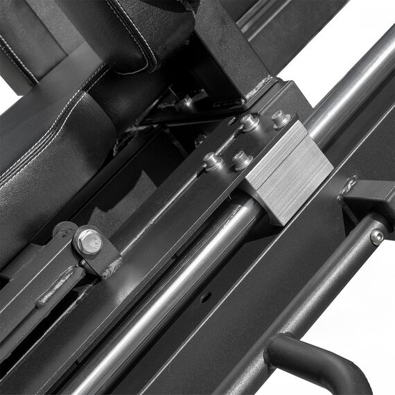 Presse de musculation à cuisses "Leg press" réglable en acier, 12 image