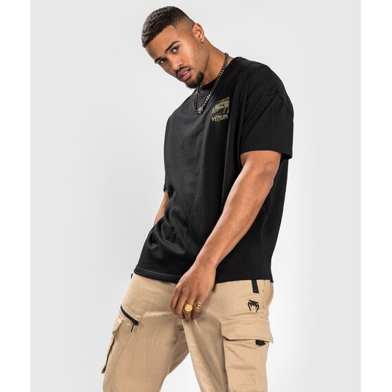 T-Shirt Venum Fangs - Coupe surdimensionnée, Taille: L, Couleur: Noir